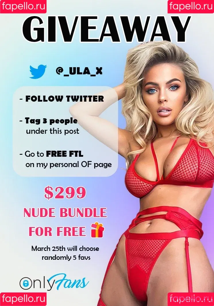 Ula.X Onlyfans Photo Gallery 