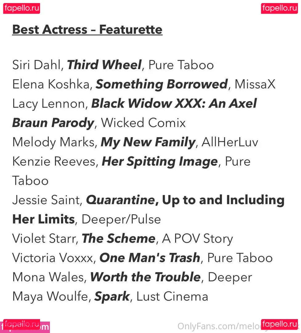 melodymarksx Onlyfans Photo Gallery 