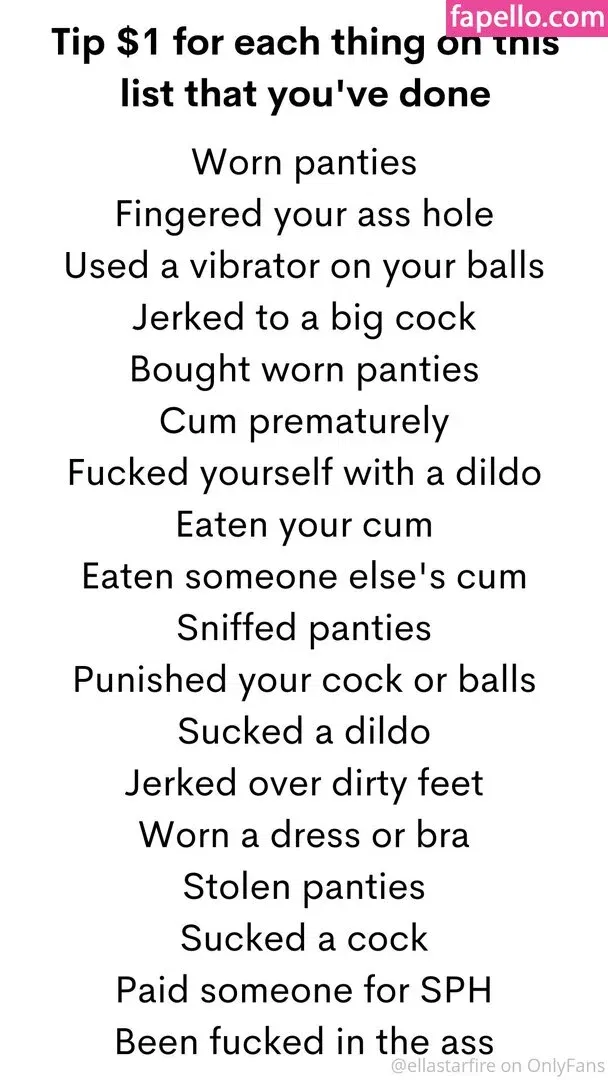 ellastarfire Onlyfans Photo Gallery 