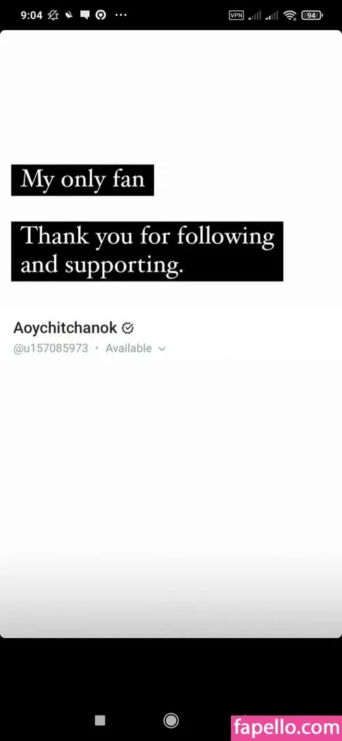 Aoy Chitchanok Onlyfans Photo Gallery 