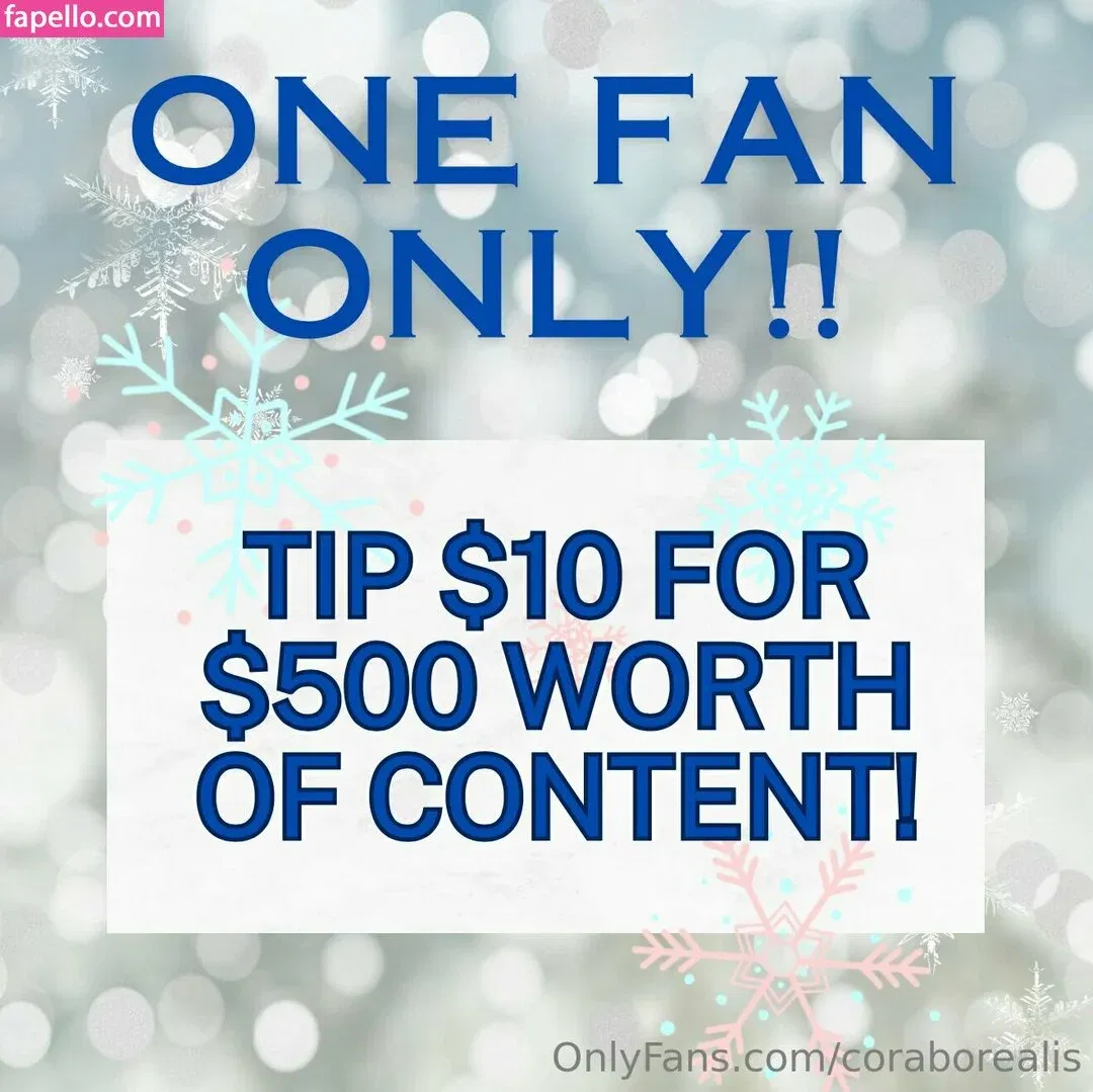 CoraBorealis Onlyfans Photo Gallery 