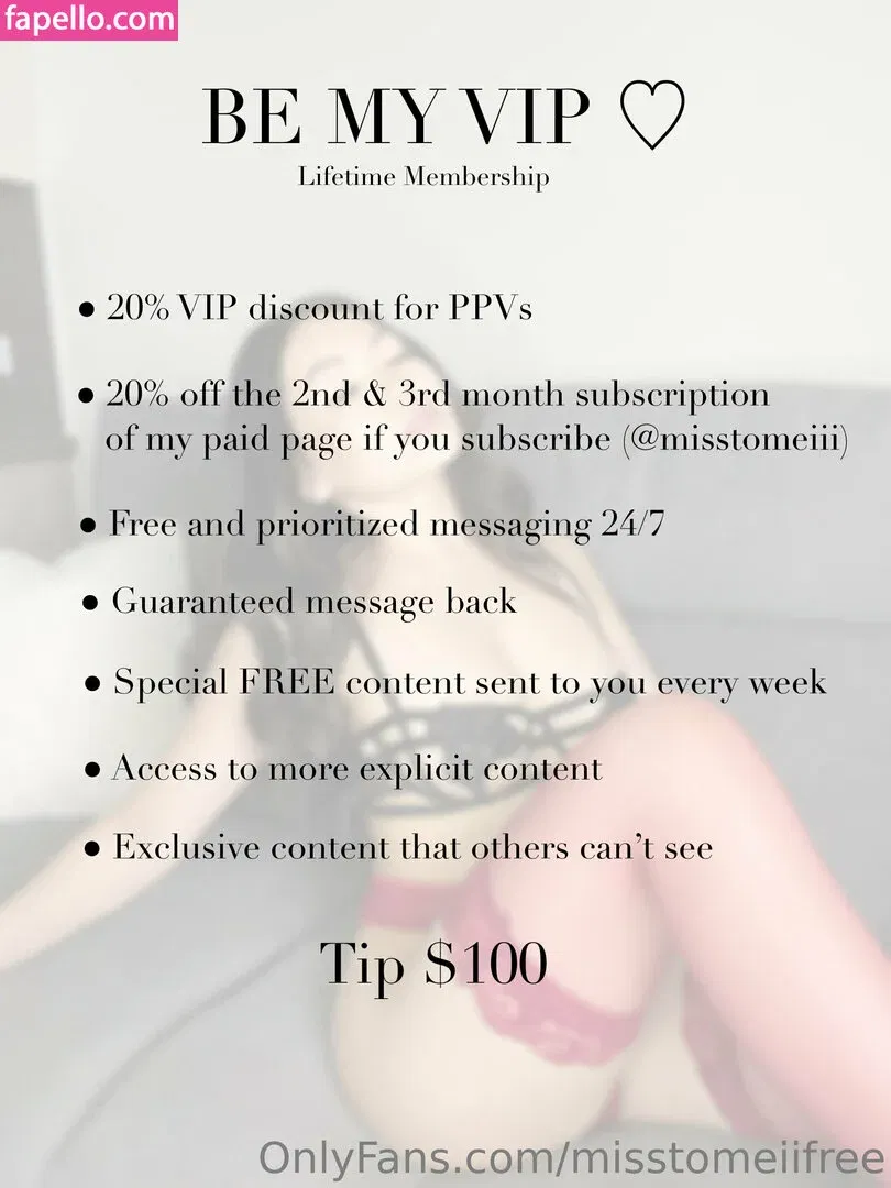 misstomeiifree Onlyfans Photo Gallery 