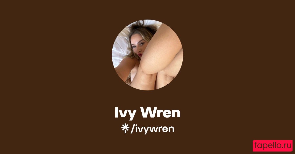 ivy wren / notivywren / xoivywren Nude Onlyfans Photo 27