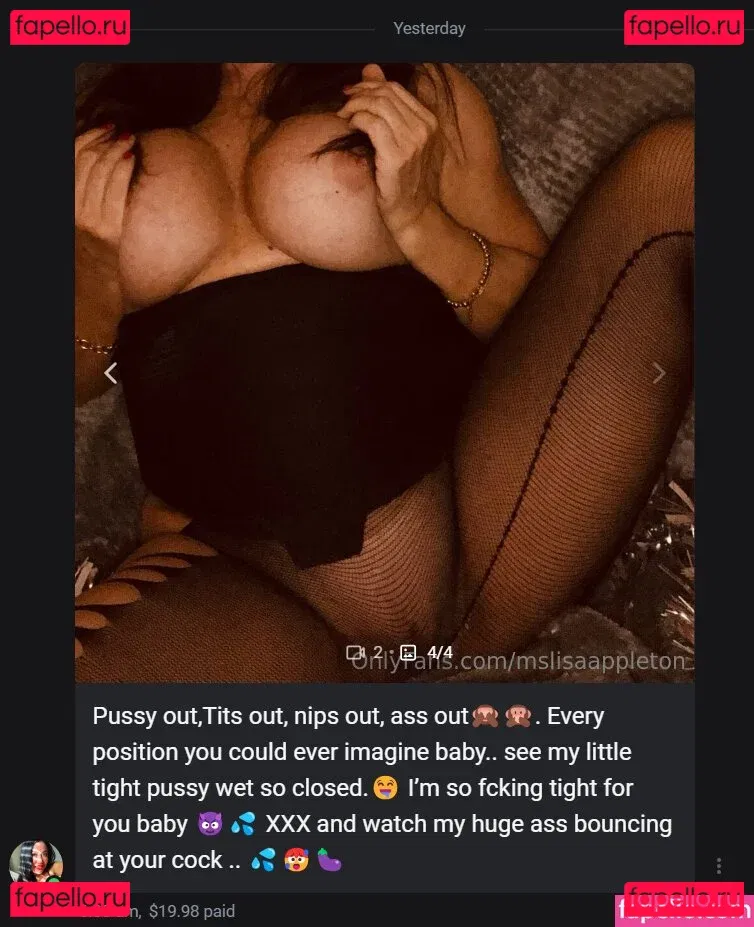 Lisa Appleton Onlyfans Photo Gallery 