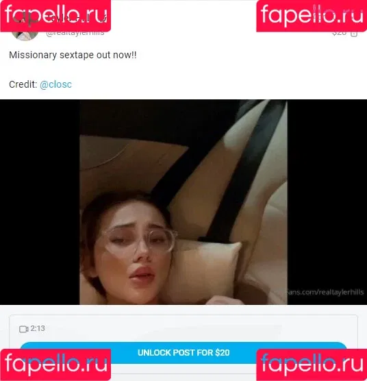 Tayler Hills Onlyfans Photo Gallery 