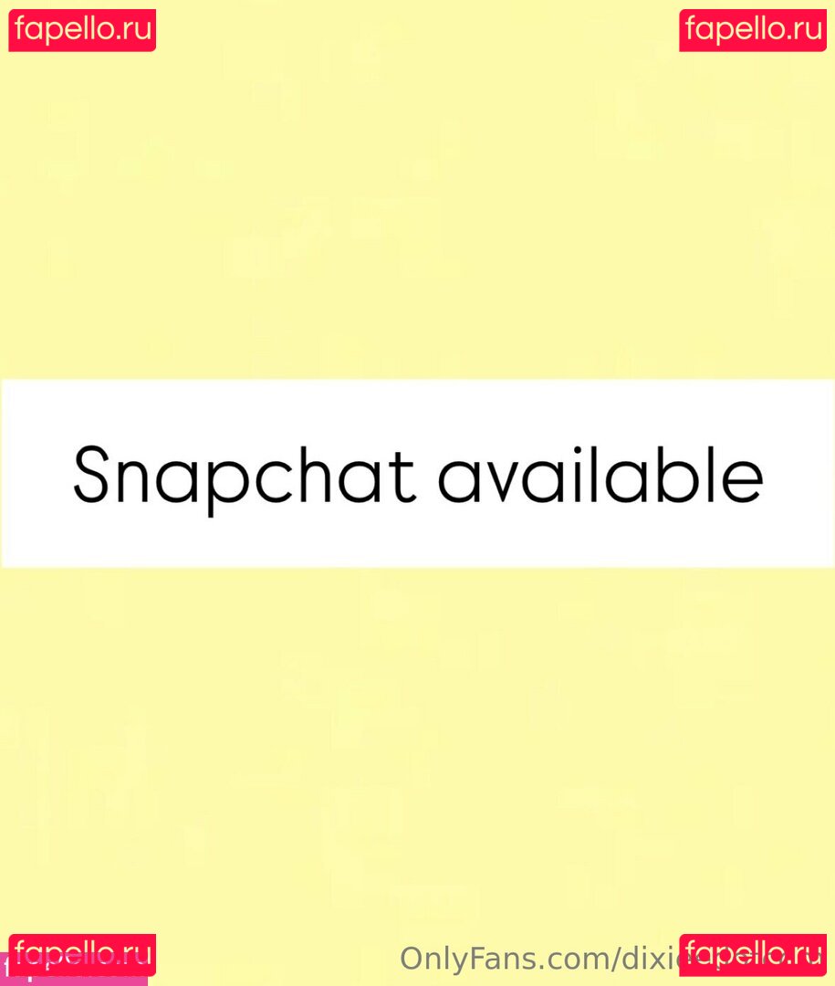 dixieedotcom Onlyfans Photo Gallery 