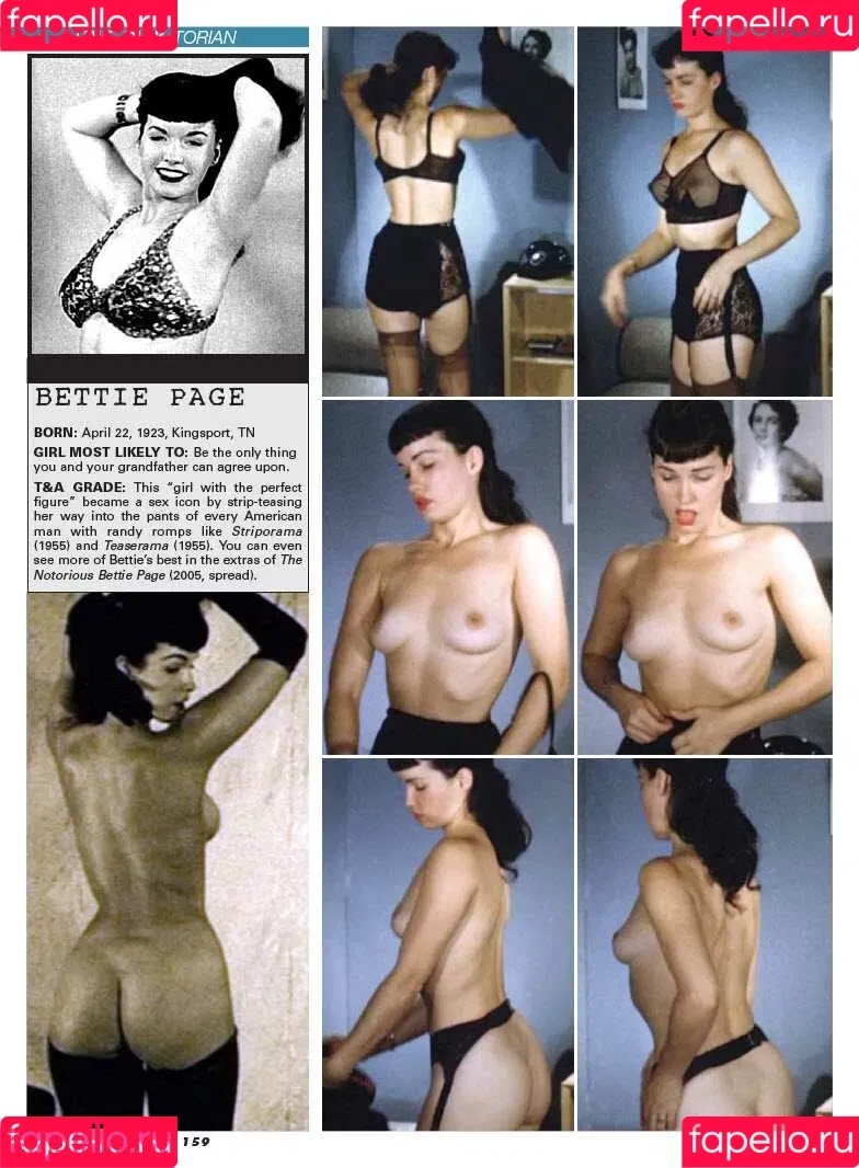 Bettie Page Onlyfans Photo Gallery 