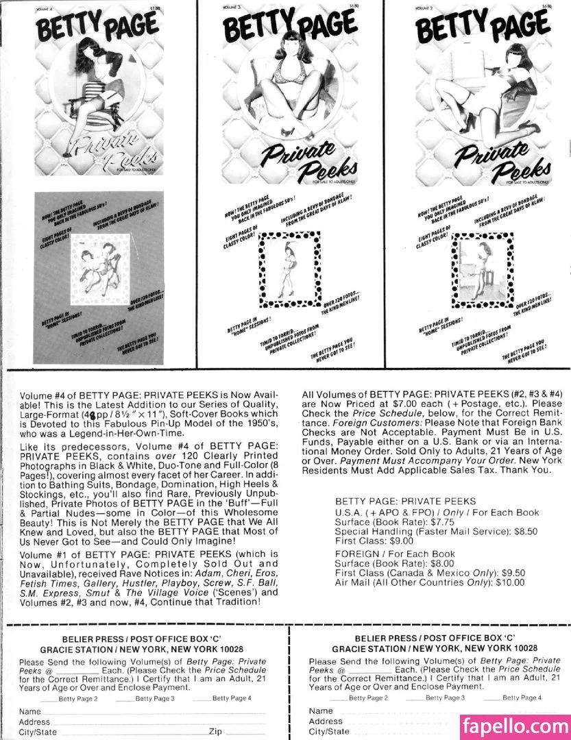 Bettie Page Onlyfans Photo Gallery 