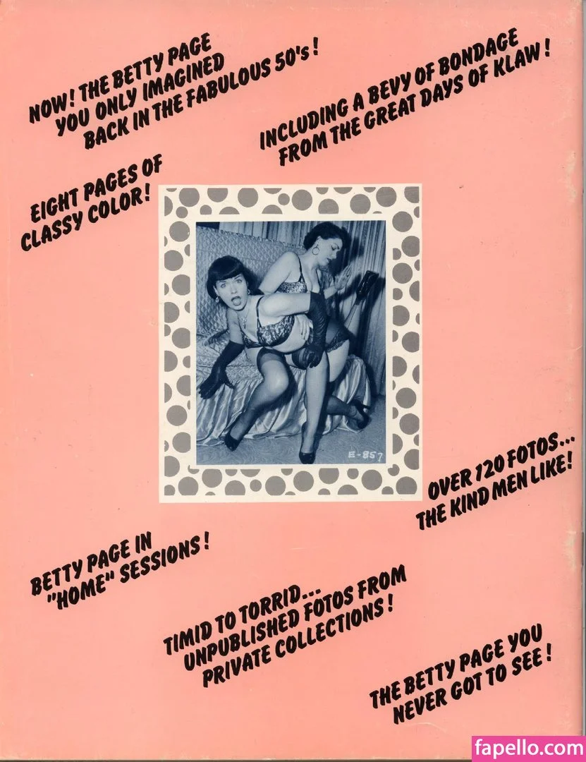 Bettie Page Onlyfans Photo Gallery 