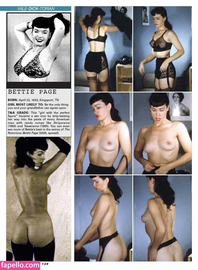 Bettie Page Onlyfans Photo Gallery 