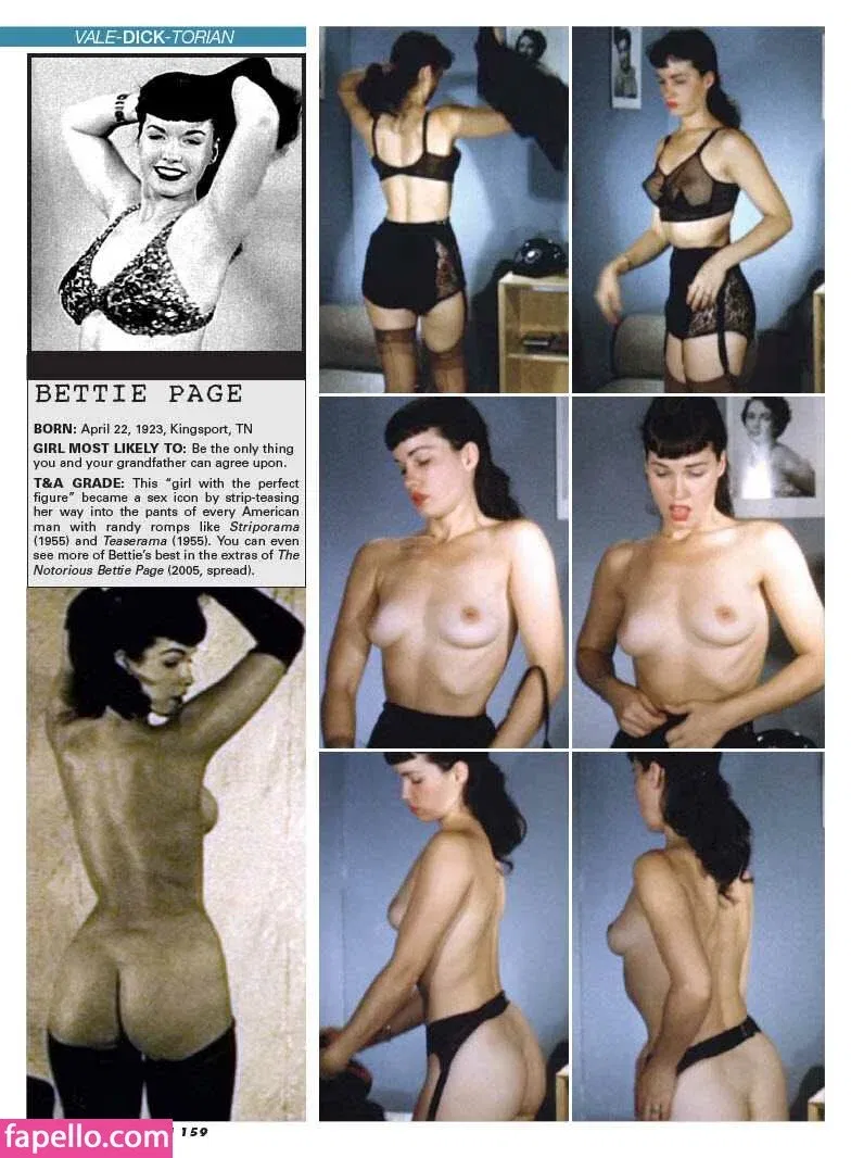 Bettie Page Onlyfans Photo Gallery 