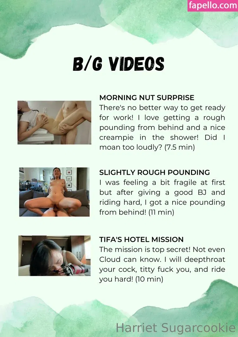 harrietsugarcookie Onlyfans Photo Gallery 