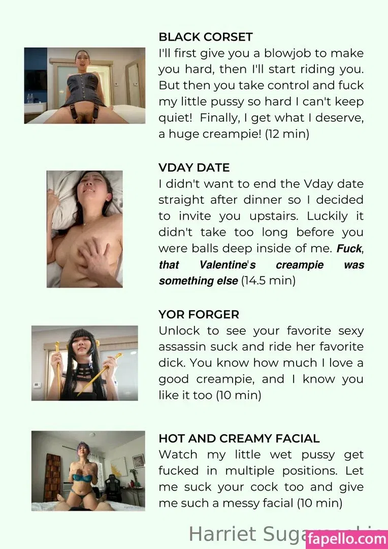 harrietsugarcookie Onlyfans Photo Gallery 