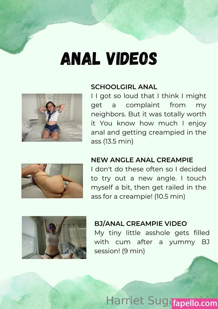 harrietsugarcookie Onlyfans Photo Gallery 