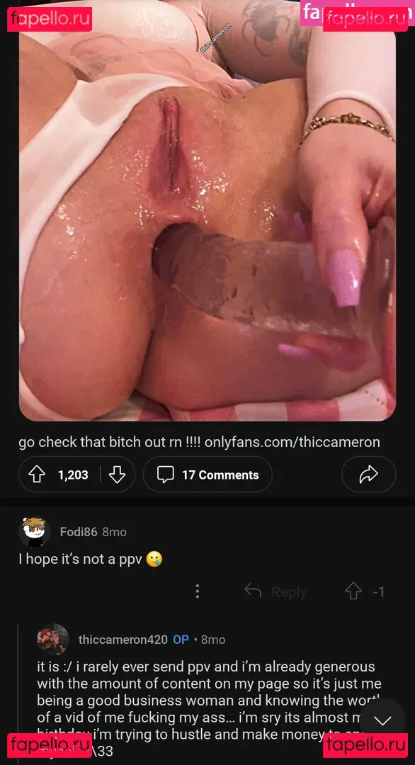 thiccameron Onlyfans Photo Gallery 