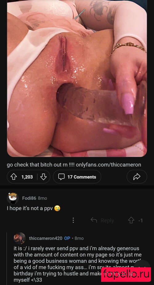 thiccameron Onlyfans Photo Gallery 