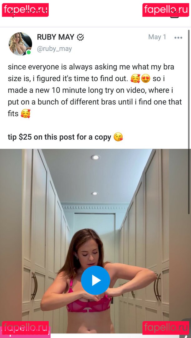 Ruby May / ruby_may / rubymay Onlyfans Photo Gallery 