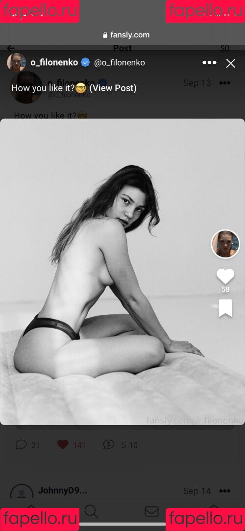 Olga Filonenko Onlyfans Photo Gallery 