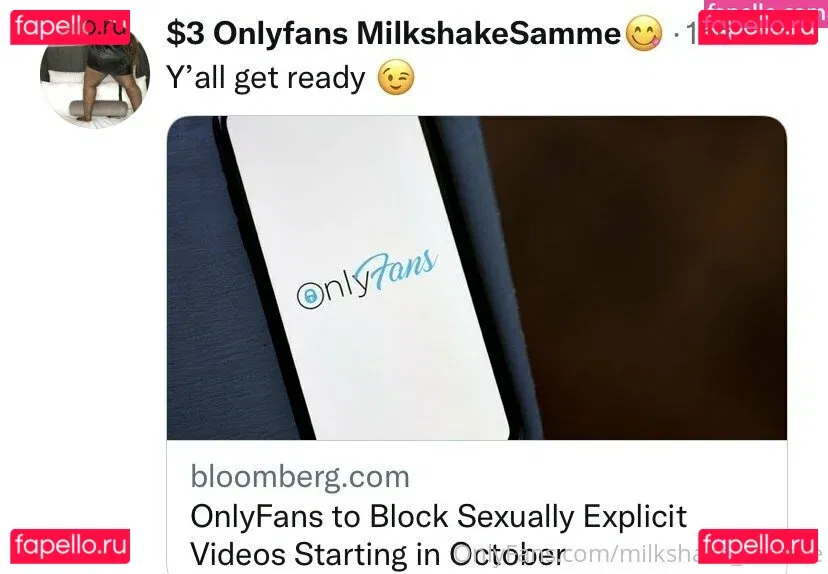 Milkshake_Samme Onlyfans Photo Gallery 