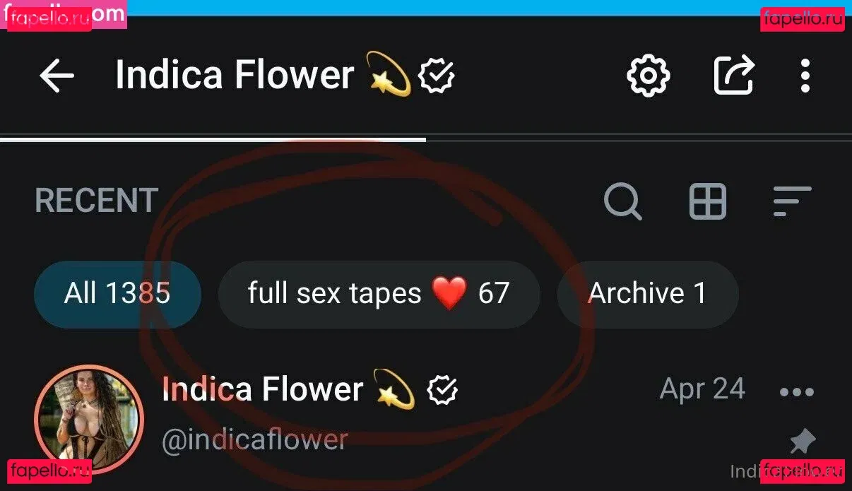 Indicaflower Onlyfans Photo Gallery 