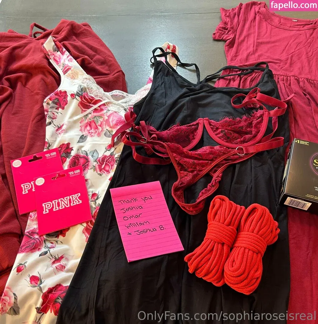 sophiaroseisreal Onlyfans Photo Gallery 