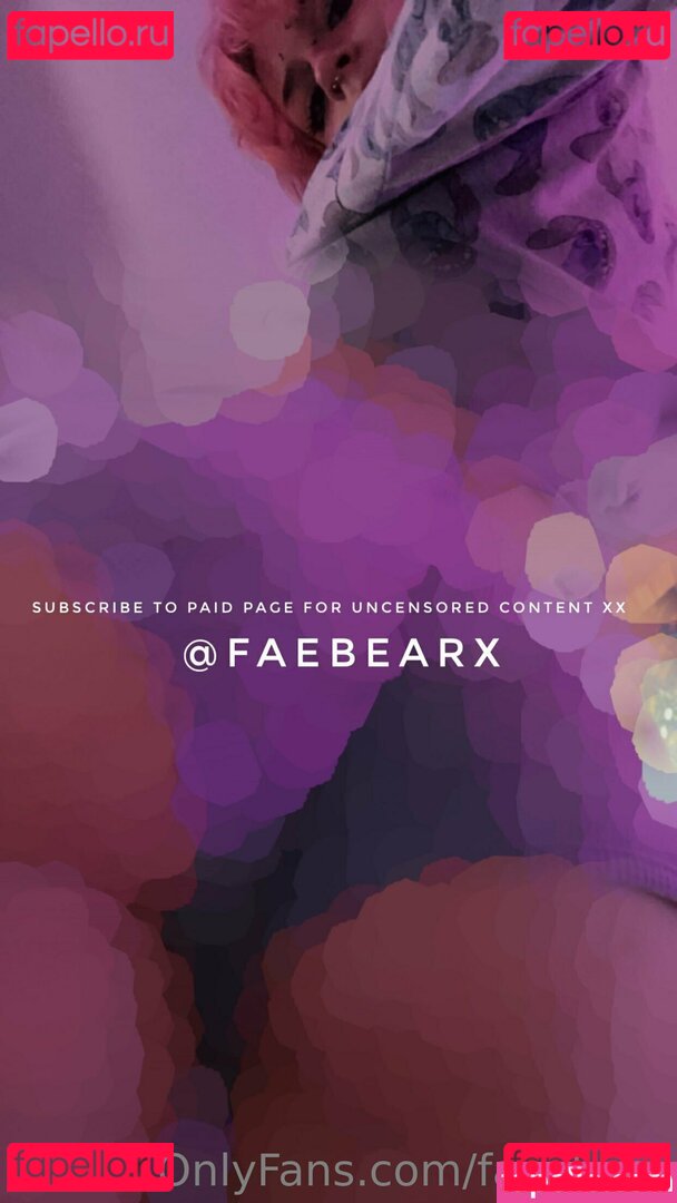 faerry2 / faexbear Onlyfans Photo Gallery 