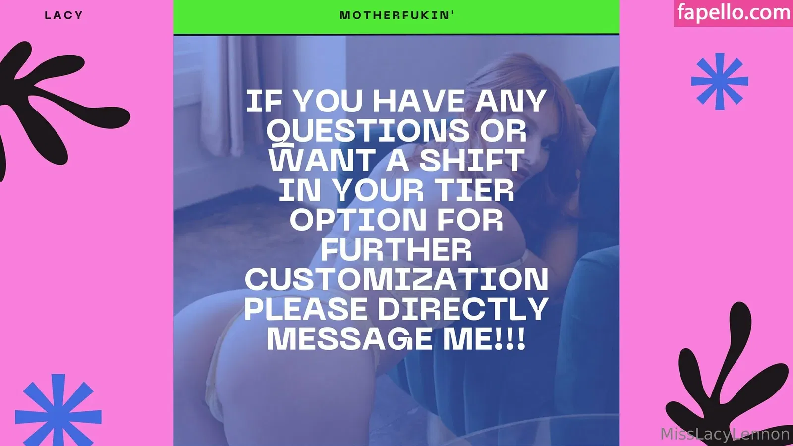 Misslacylennon Onlyfans Photo Gallery 