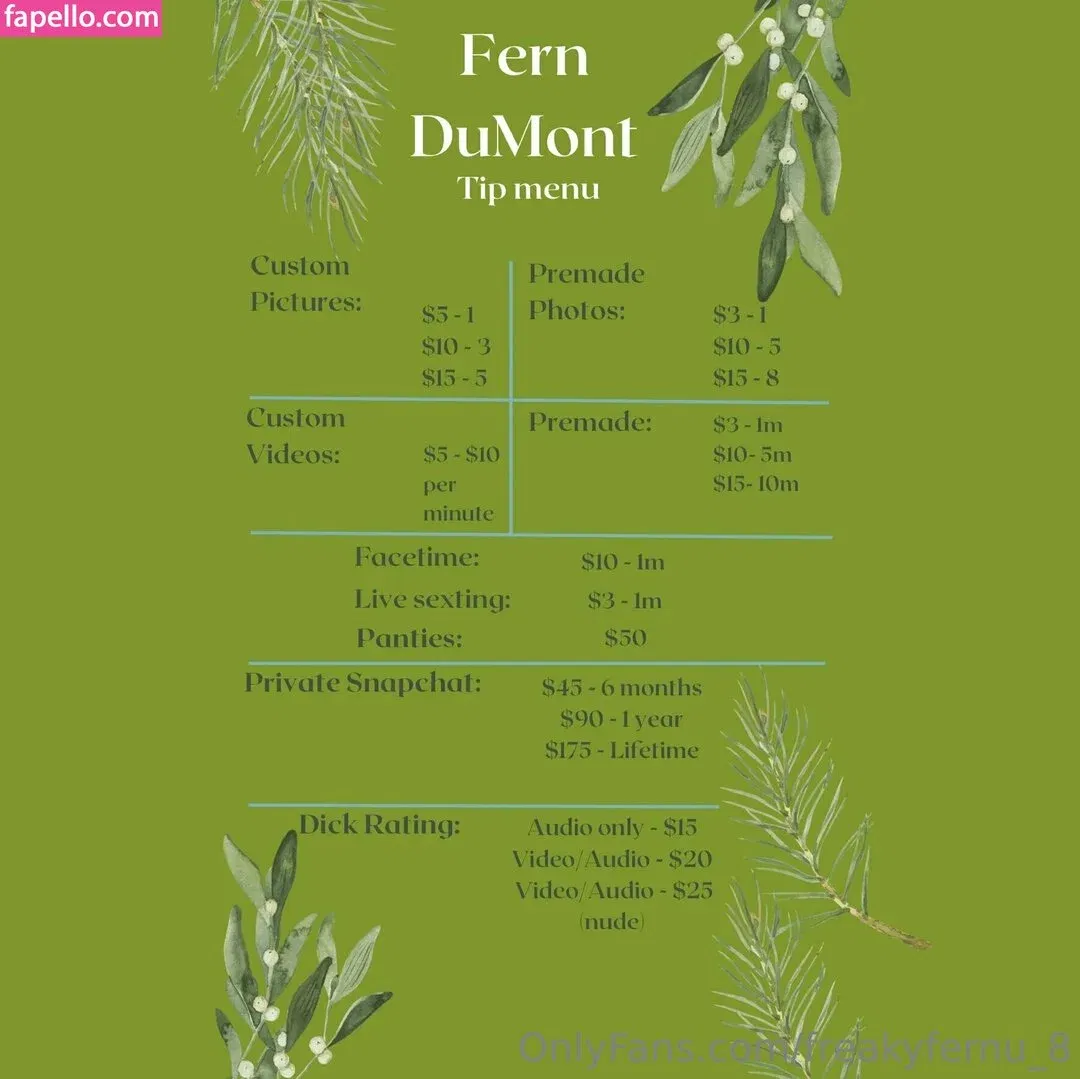 freakyfernu_8 Onlyfans Photo Gallery 