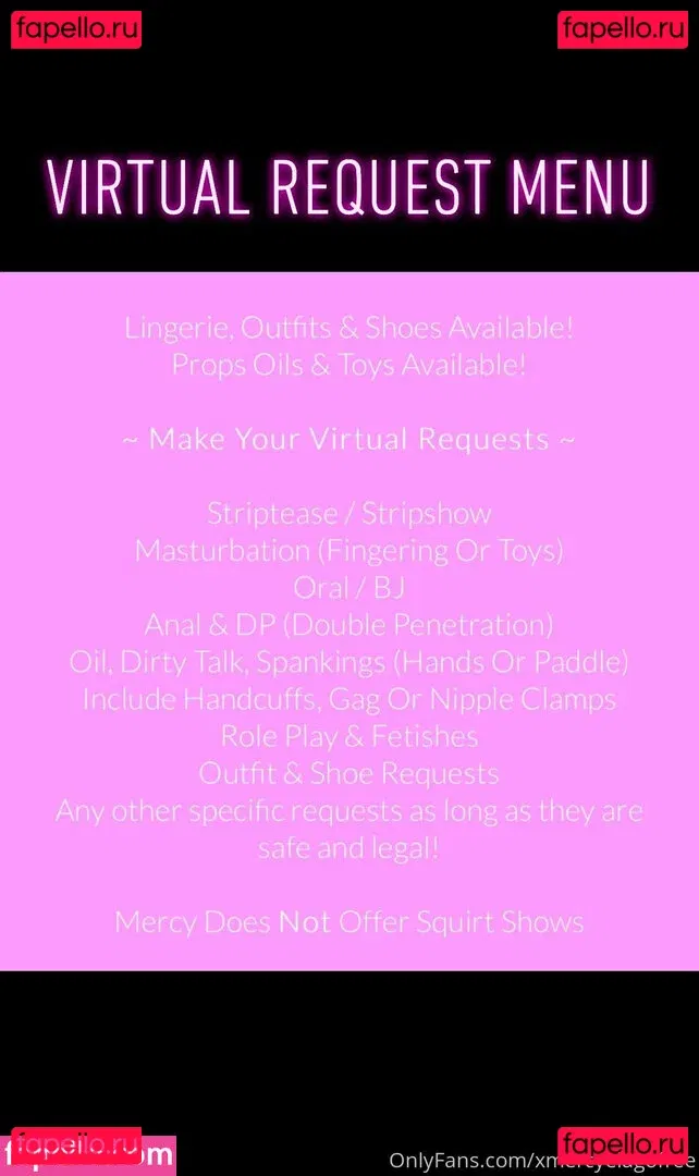 xmercyelagofree Onlyfans Photo Gallery 