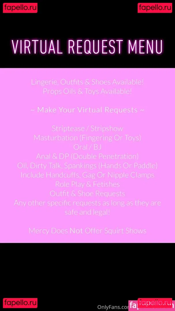 xmercyelagofree Onlyfans Photo Gallery 