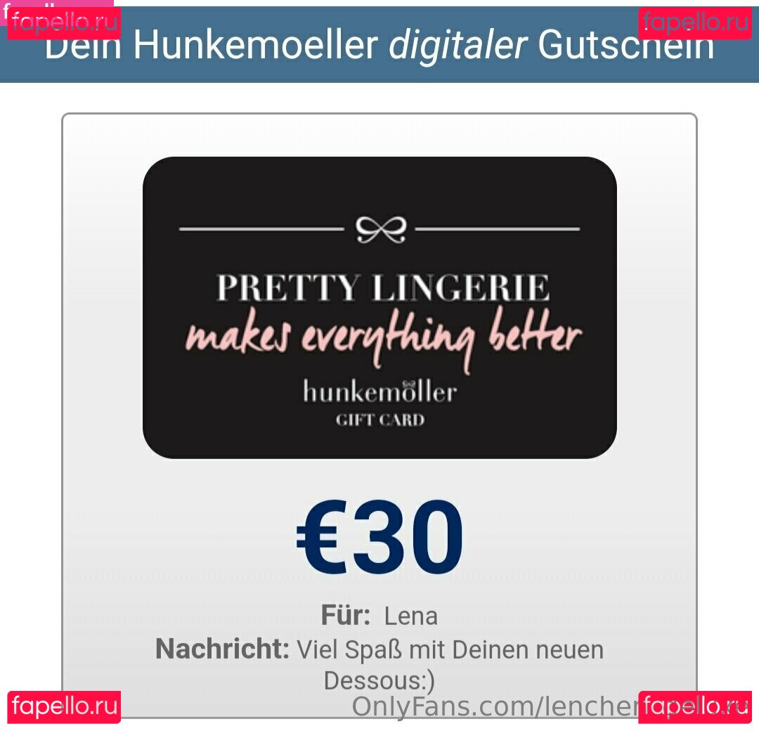 einfach_lenchen / einfachlens Onlyfans Photo Gallery 