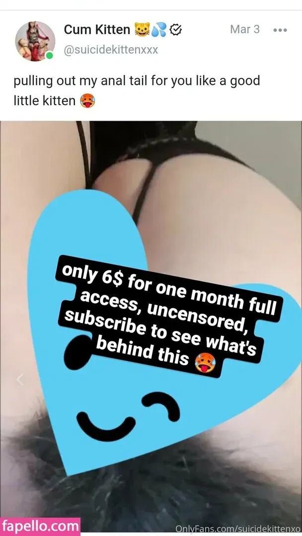 suicidekittenxo Onlyfans Photo Gallery 