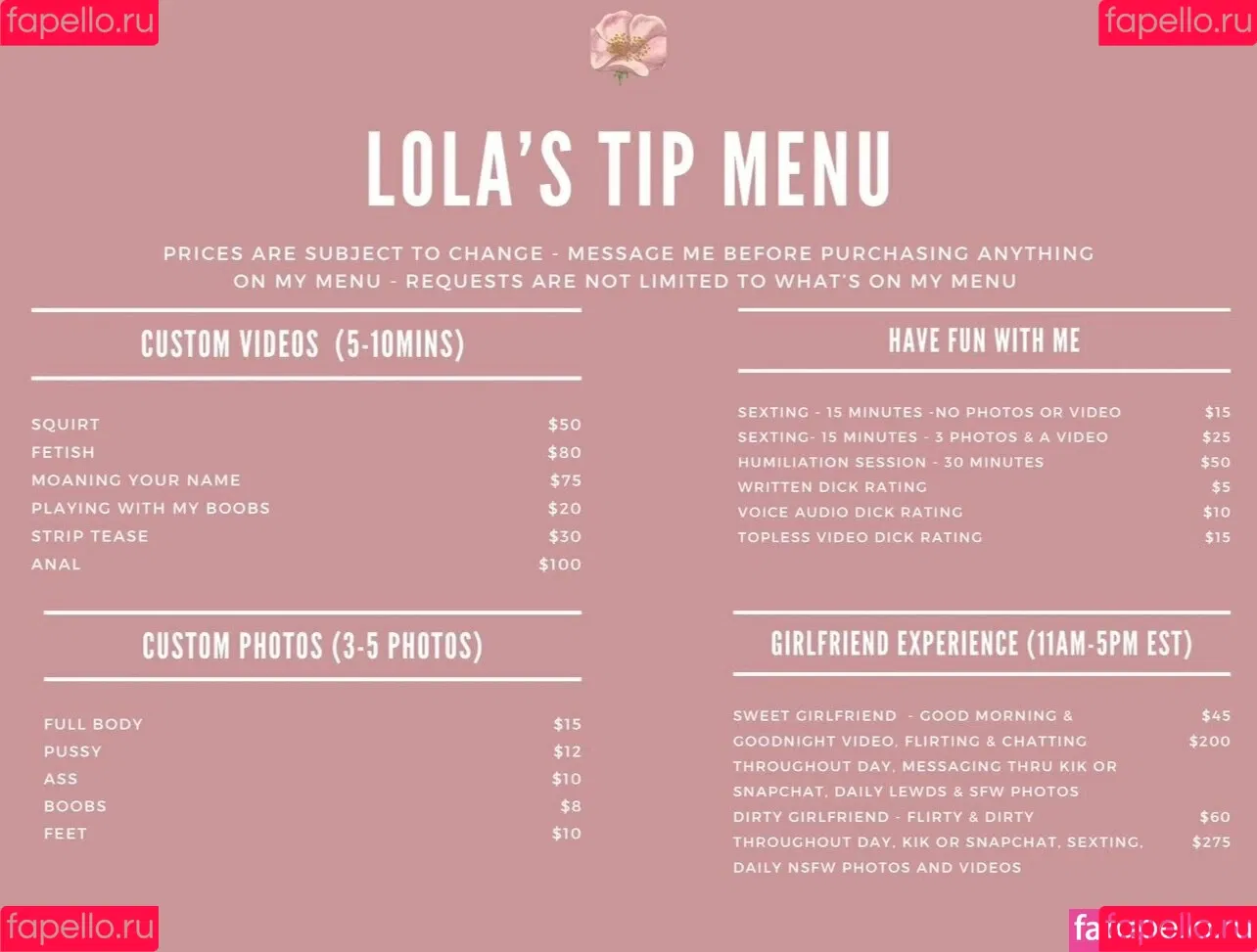 luckywithlola Onlyfans Photo Gallery 