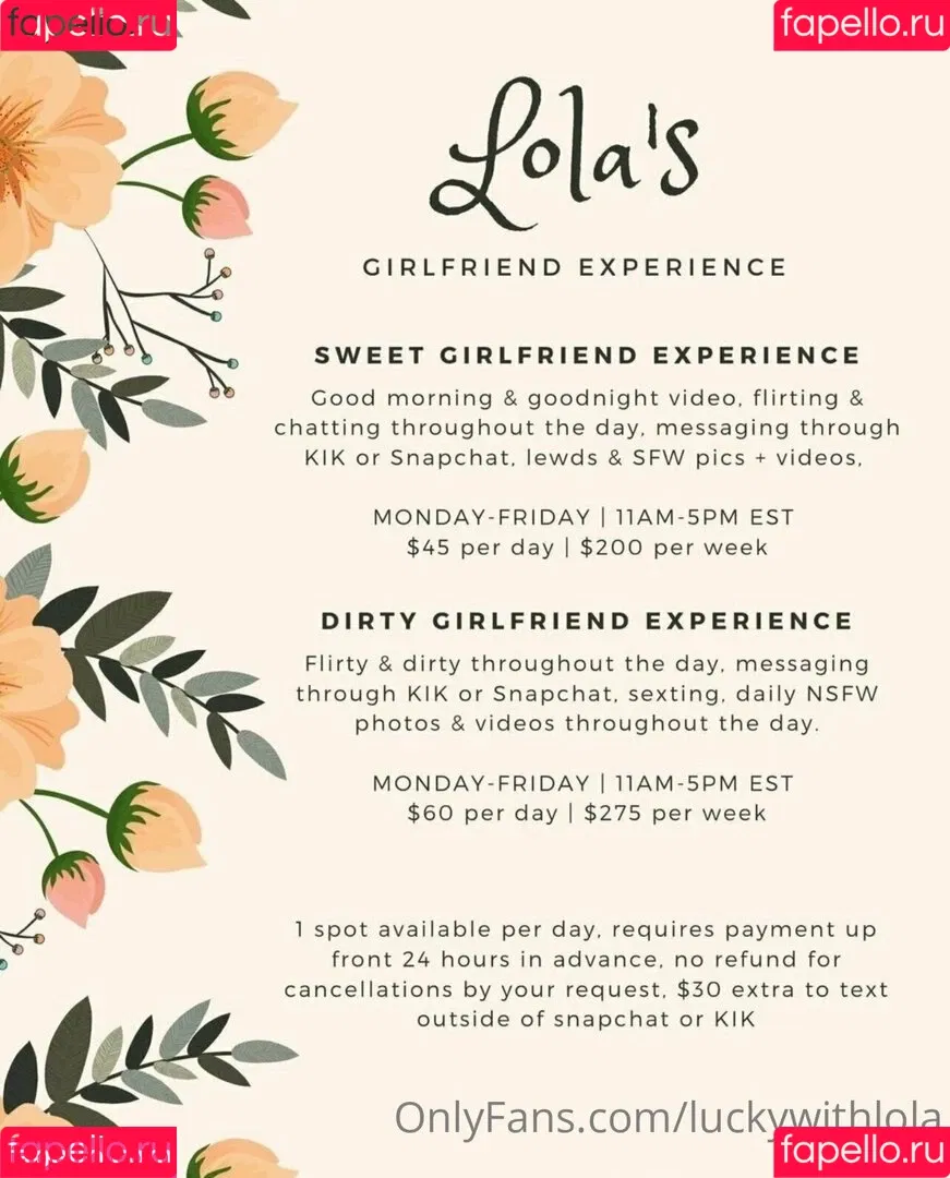 luckywithlola Onlyfans Photo Gallery 