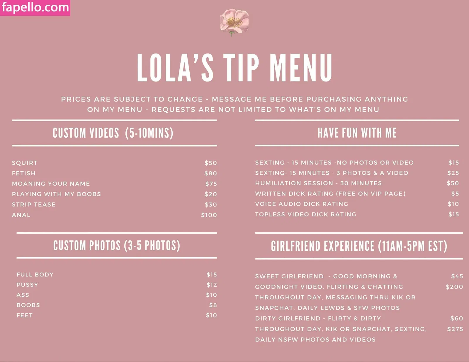 luckywithlola Onlyfans Photo Gallery 