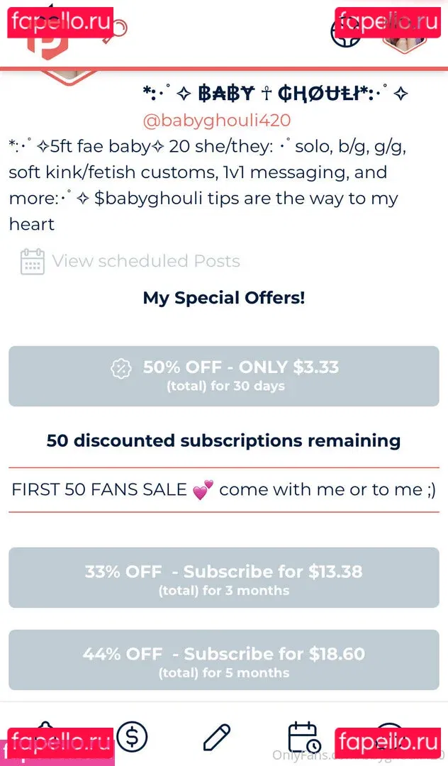 babyghouli420 Onlyfans Photo Gallery 