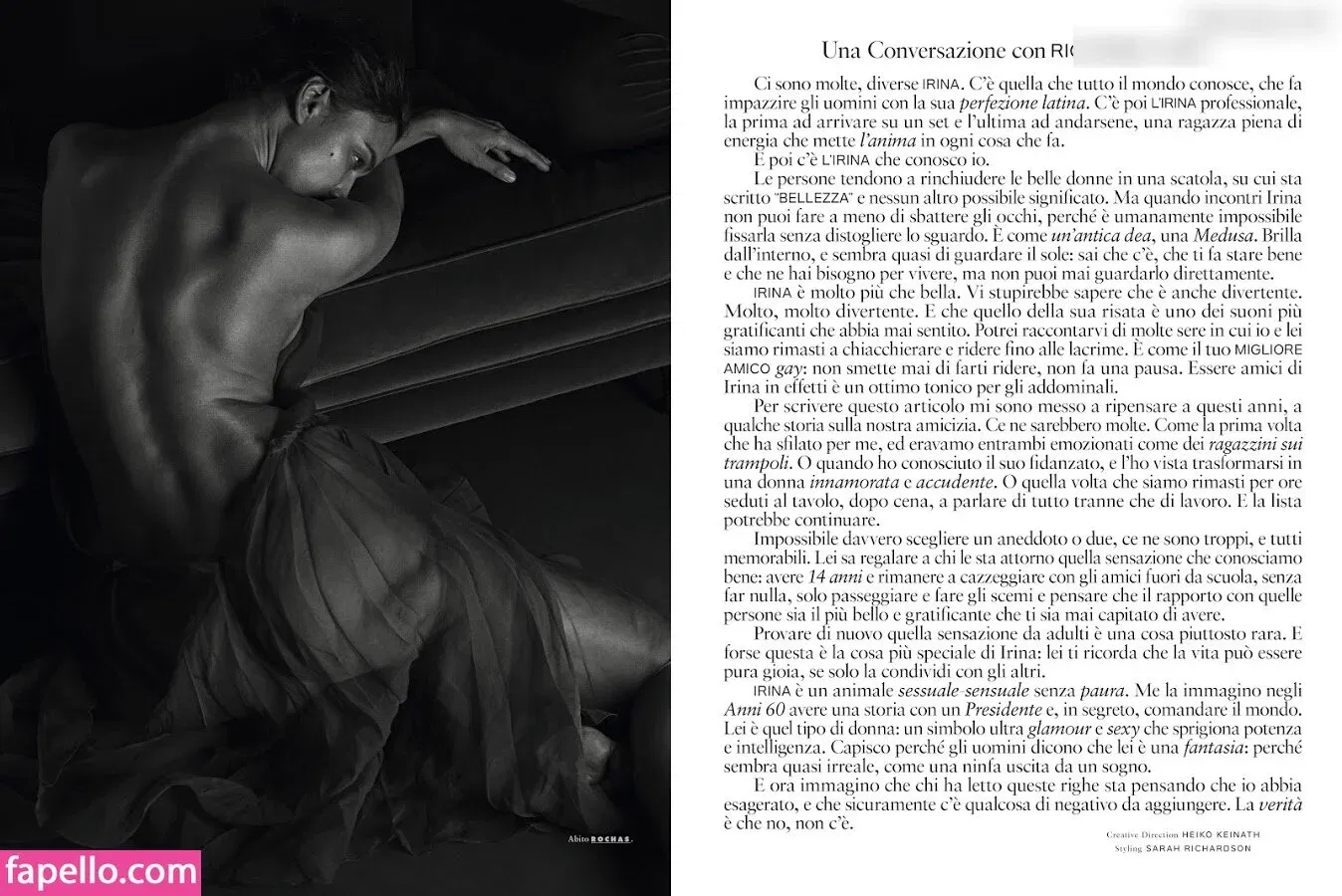 Irina Shayk Onlyfans Photo Gallery 