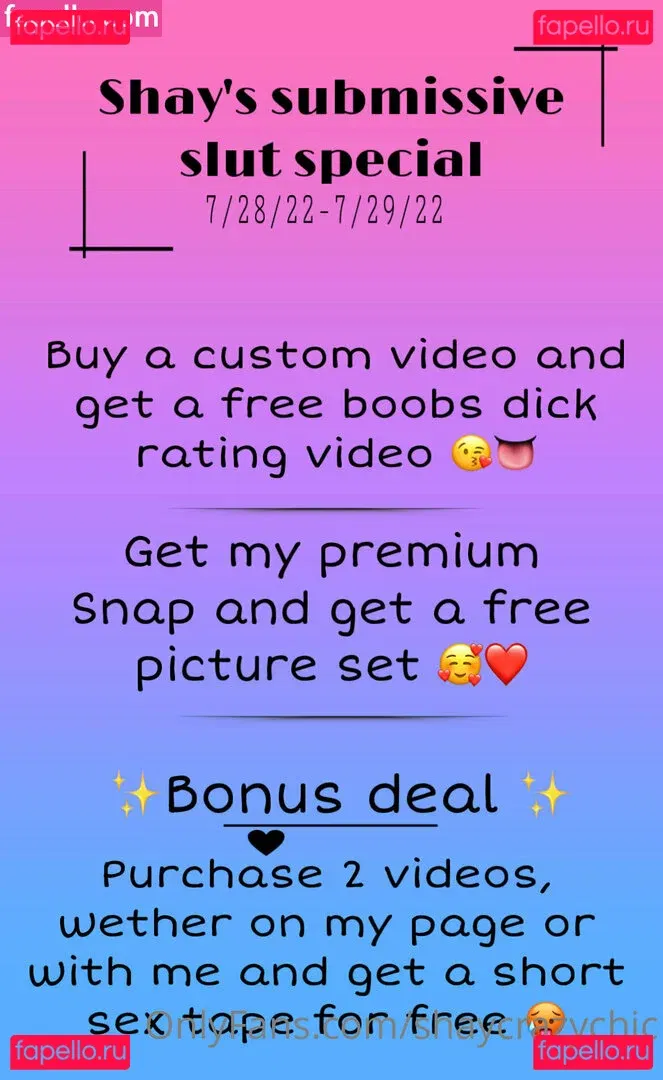 shaycrazychic Onlyfans Photo Gallery 