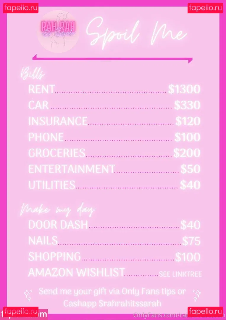 rahrahitssarah Onlyfans Photo Gallery 