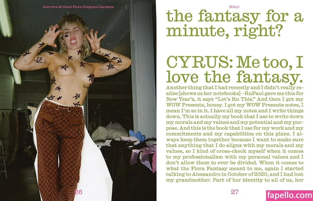 Miley Cyrus Onlyfans Photo Gallery 