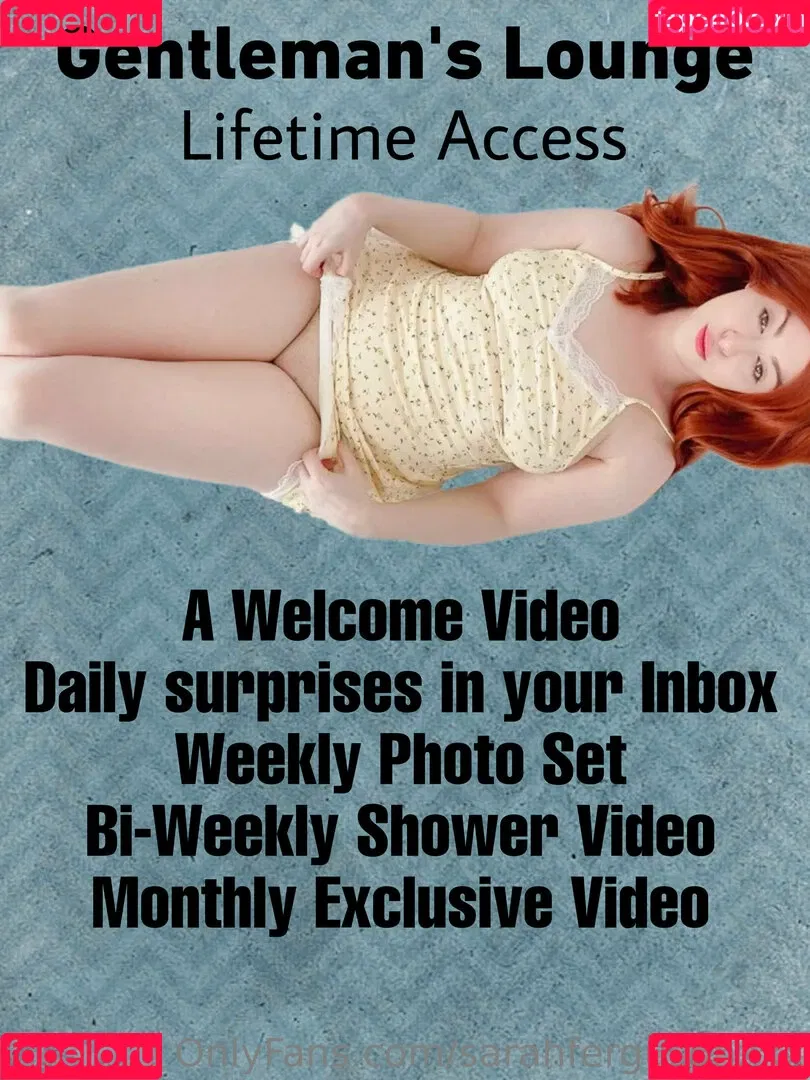 sarahfergusonxxx Onlyfans Photo Gallery 