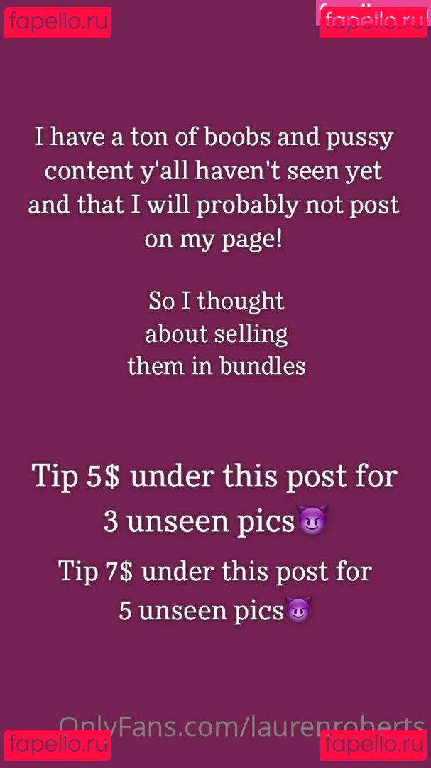 laurenrob / laurenroberts Onlyfans Photo Gallery 