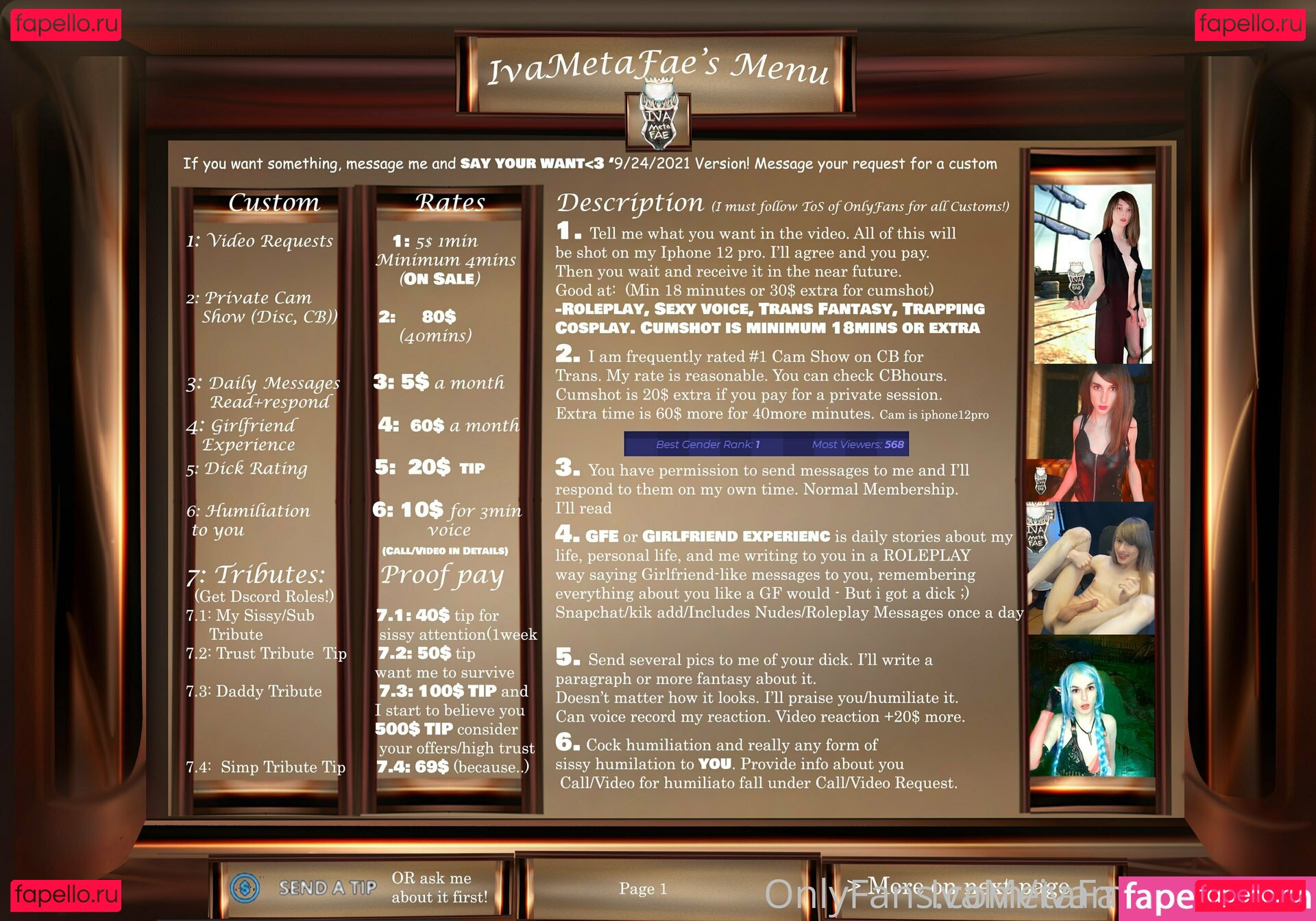 ivafae / ivafavzla Onlyfans Photo Gallery 