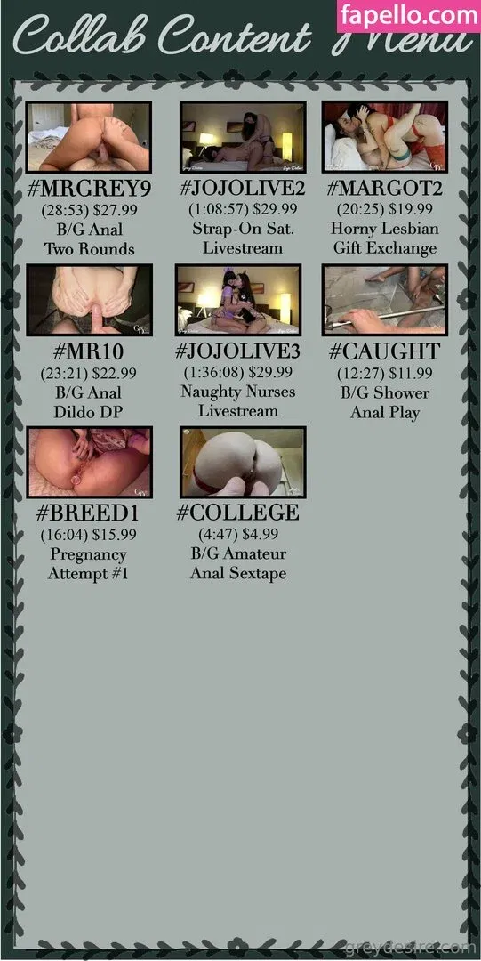 Greydesire69 Onlyfans Photo Gallery 