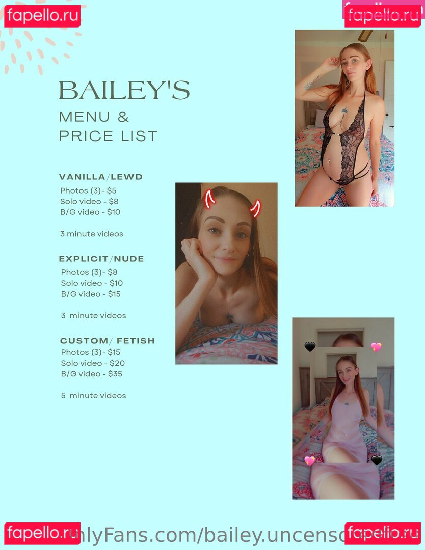 bailey.uncensoredfree Nude Onlyfans Photo 8