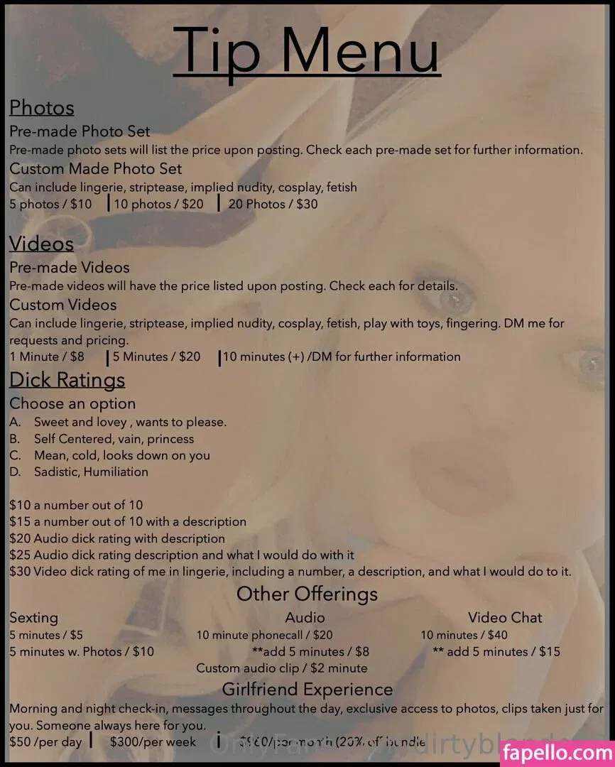 dirtyblonde93 Onlyfans Photo Gallery 