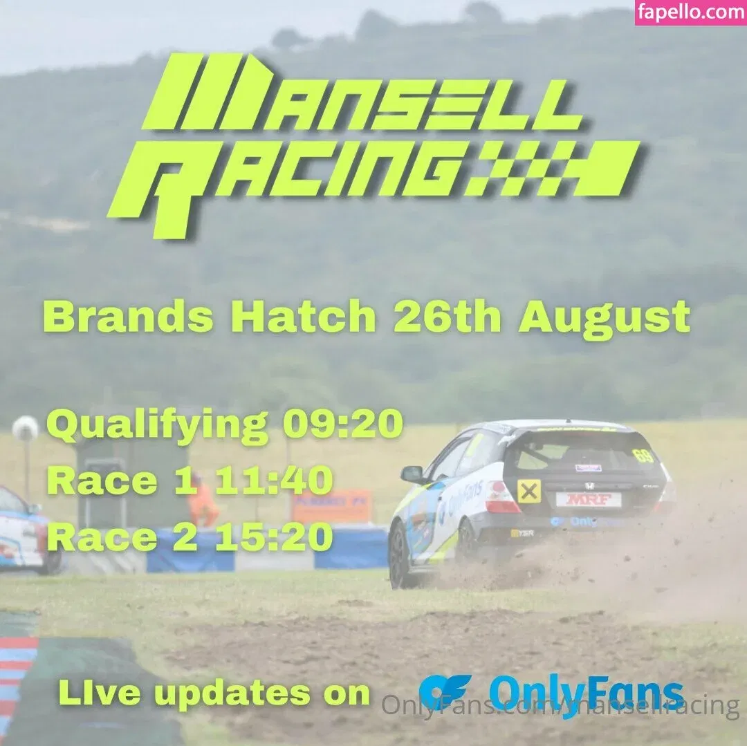 mansellracing Onlyfans Photo Gallery 