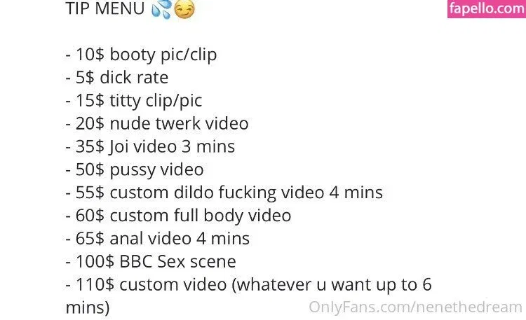 Nenethedream Onlyfans Photo Gallery 