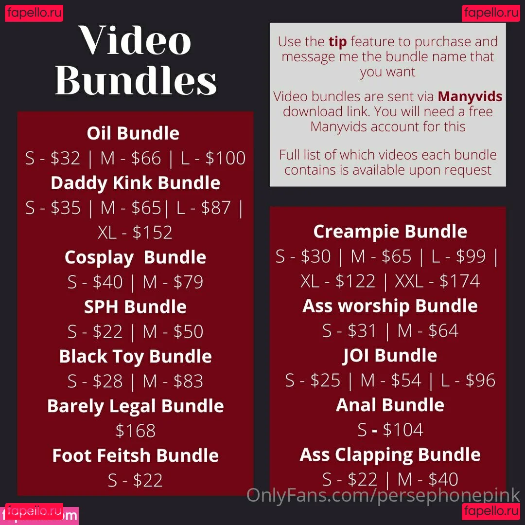 persephonepink Onlyfans Photo Gallery 