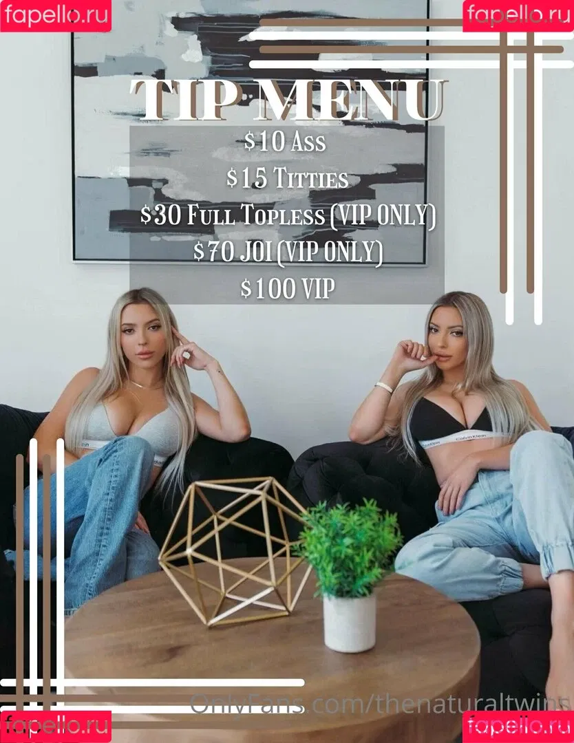 thenaturaltwins Onlyfans Photo Gallery 